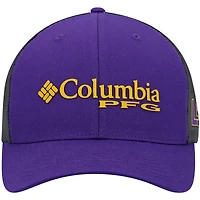 Men's Columbia Purple LSU Tigers PFG Snapback Adjustable Hat