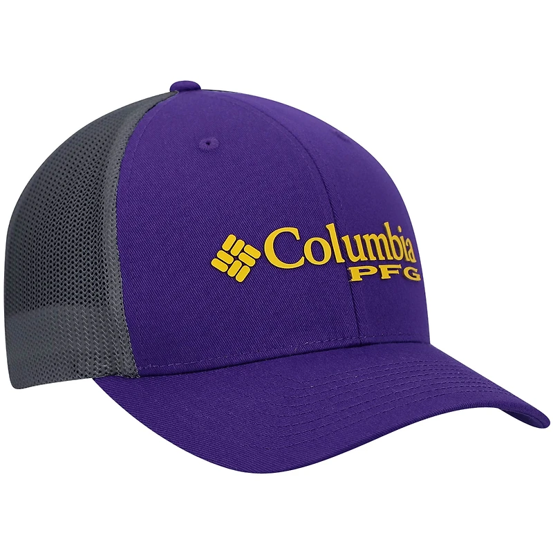 Casquette ajustable Columbia violette LSU Tigers PFG Snapback pour homme