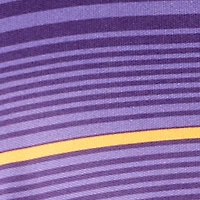 Men's Columbia Purple LSU Tigers PFG Super Terminal Tackle™ Omni-Shade™ Stripe Polo