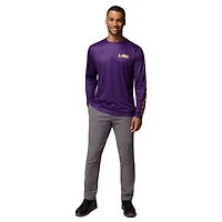 Men's Columbia  Purple LSU Tigers PHG Terminal Shot Long Sleeve T-Shirt