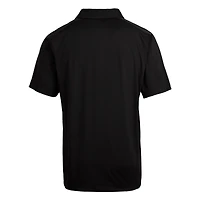 Men's Cutter & Buck  Black LSU Tigers Alumni Logo Prospect Textured Stretch Polo