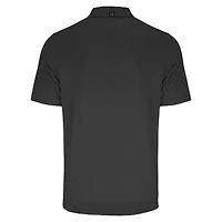 Men's Cutter & Buck Heather Black LSU Tigers Forge Eco Stretch Recycled Polo
