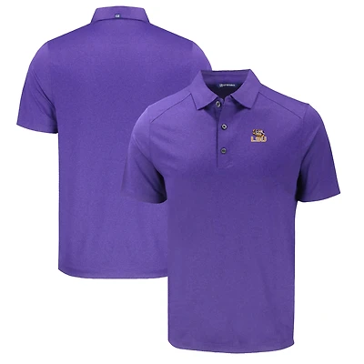 Polo recyclé extensible Forge Eco pour homme Cutter & Buck Heather Purple LSU Tigers, grandes tailles
