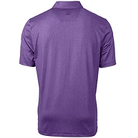 Polo violet Cutter & Buck pour homme, motif bannière Pike, taille grande et grande, des Tigers de LSU