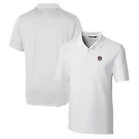 Men's Cutter & Buck White LSU Tigers Forge Stretch Polo
