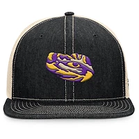 Men's Fanatics Black/Natural LSU Tigers Legend Trucker Snapback Hat