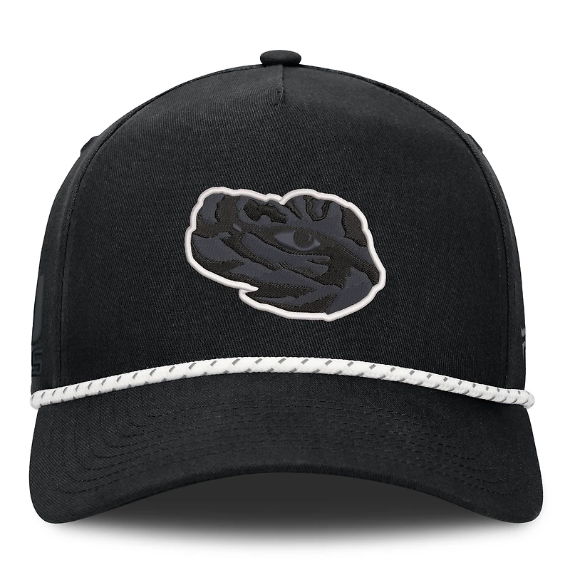 Men's Fanatics Black LSU Tigers Undertone Rope Adjustable Hat