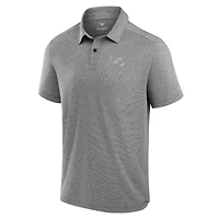 Men's Fanatics Charcoal LSU Tigers Performance Polo