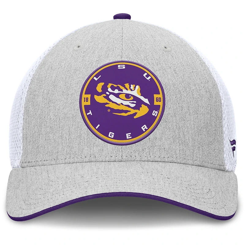 Men's Fanatics  Heather Gray LSU Tigers Trigger Flex Hat