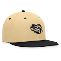 Men's Fanatics Khaki/Black LSU Tigers Balance Fitted Hat