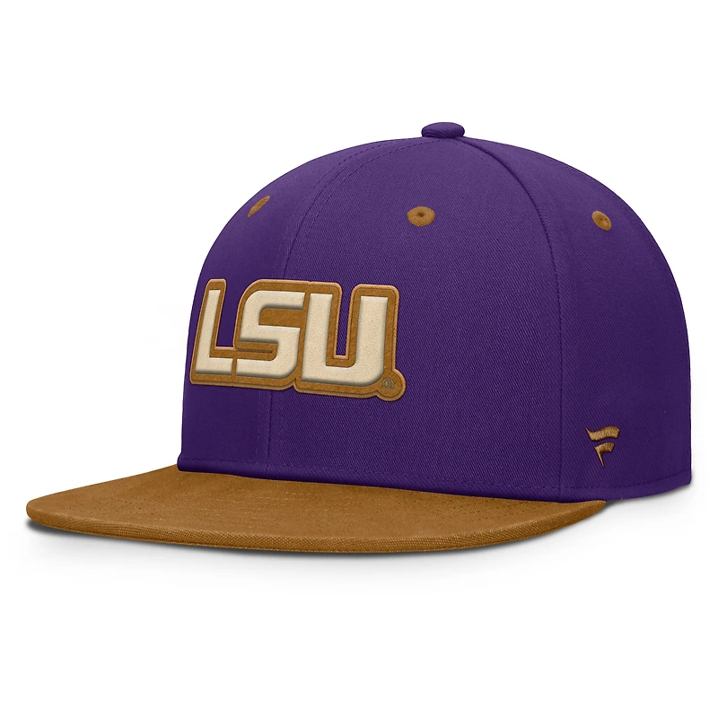 Men's Fanatics Purple/Brown LSU Tigers NoBo Fitted Hat