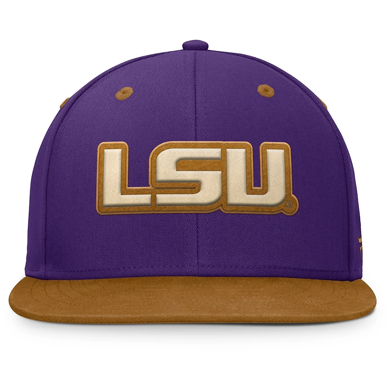 Men's Fanatics Purple/Brown LSU Tigers NoBo Fitted Hat