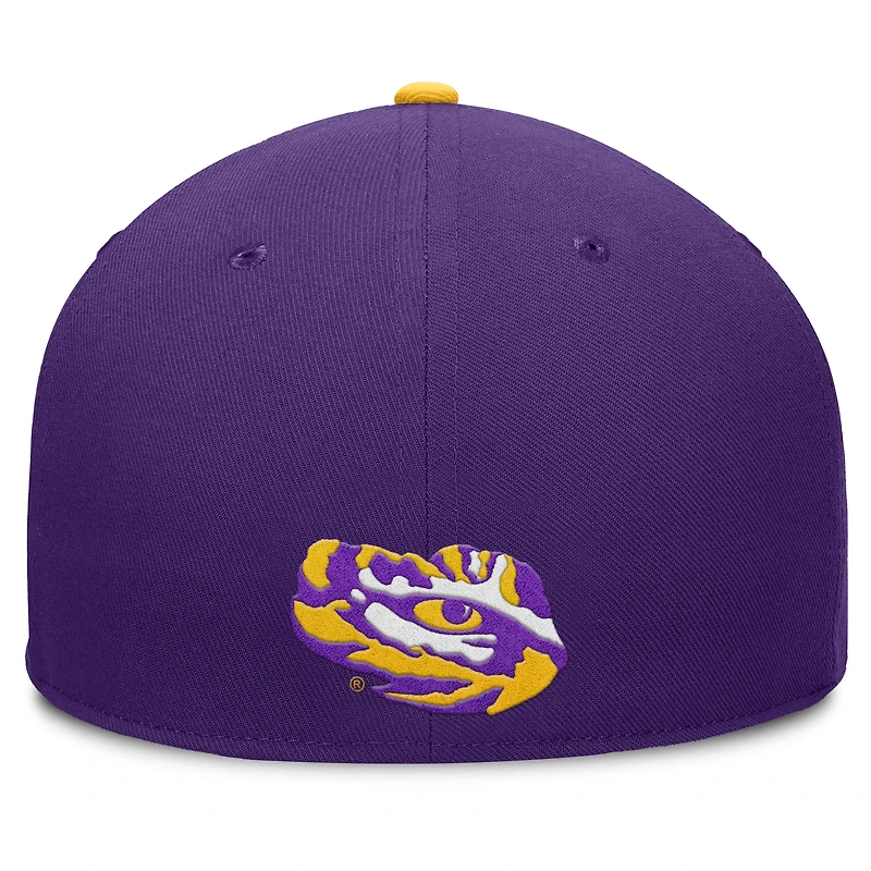 Casquette ajustée Fanatics violette pour homme LSU Tigers Pick Off