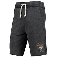 Short de salon LSU Tigers Victory pour homme Alternative Apparel noir chiné