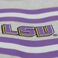Men's Mitchell & Ness Heather Gray LSU Tigers All Over Print Sweatshirt