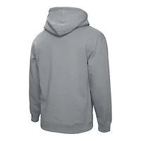 Sweat à capuche classique Mitchell & Ness gris chiné pour homme, motif arches des Tigers de LSU
