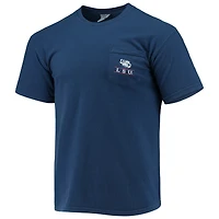 T-shirt Homme Bleu Marine LSU Tigers Campus Americana