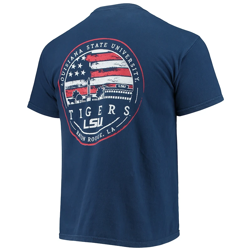 Men's Navy LSU Tigers Campus Americana T-Shirt