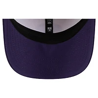 Casquette ajustable en velours côtelé Loyal 9SEVENTY crème/violet pour homme New Era des LSU Tigers