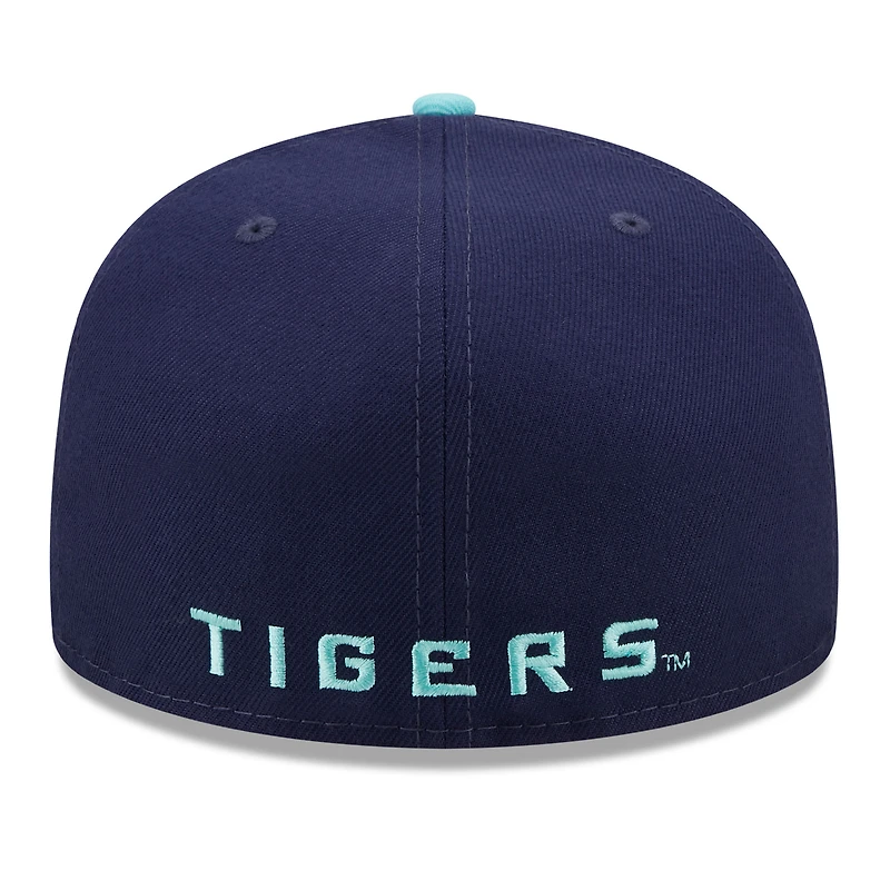 Men's New Era Navy/Light Blue LSU Tigers 59FIFTY Fitted Hat