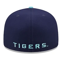 Men's New Era Navy/Light Blue LSU Tigers 59FIFTY Fitted Hat
