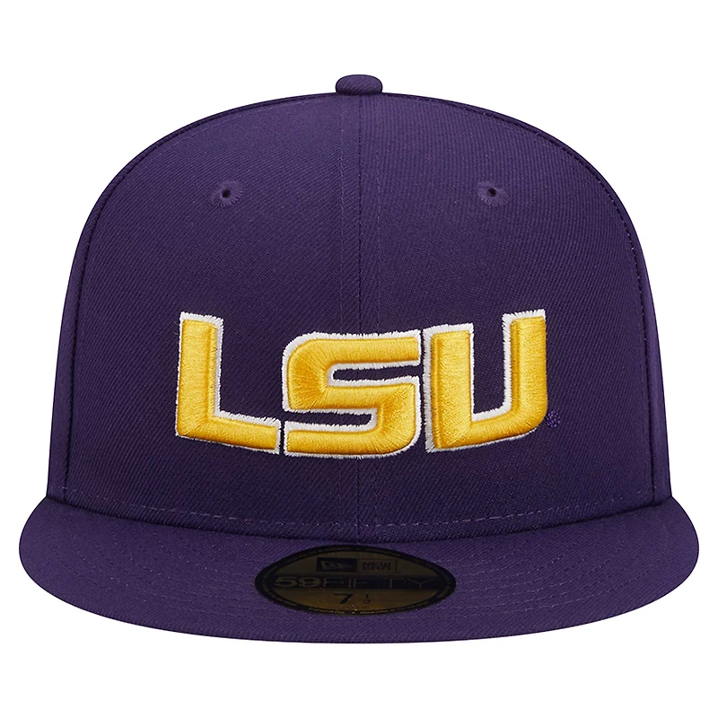 Men's New Era Purple LSU Tigers 59FIFTY Fitted Hat