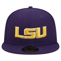 Men's New Era Purple LSU Tigers 59FIFTY Fitted Hat