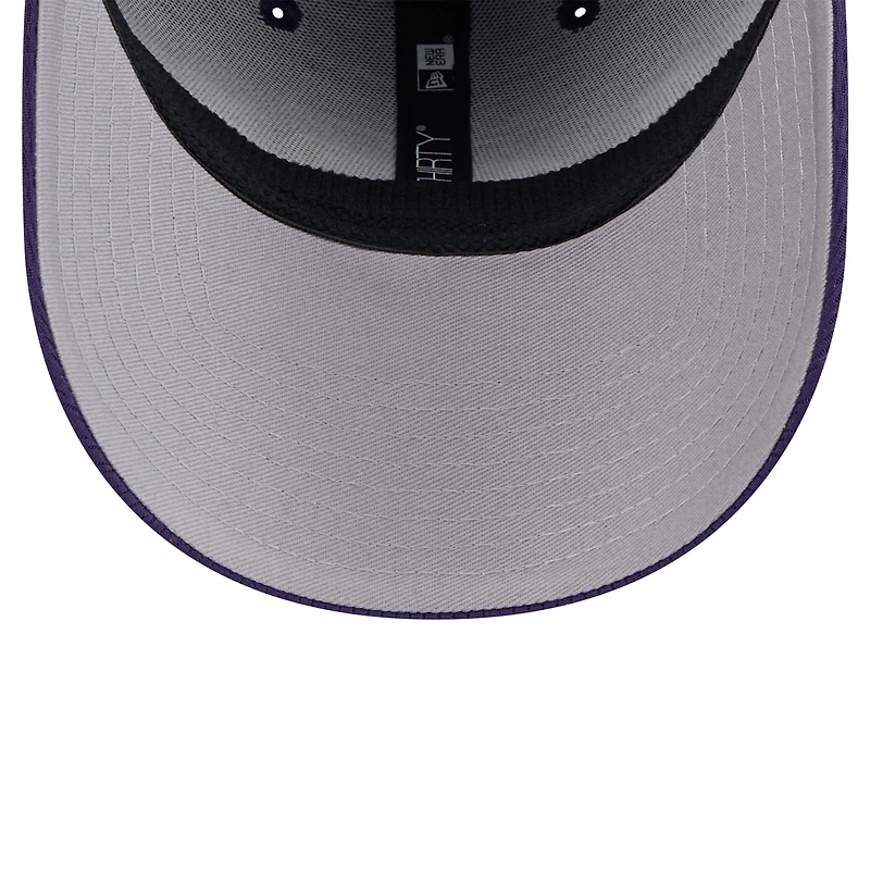 Men's New Era Purple LSU Tigers Active Slash Sides 39THIRTY Flex Hat
