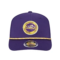 Men's New Era Purple LSU Tigers COOLERA 9SEVENTY Rope Stretch-Snap Hat