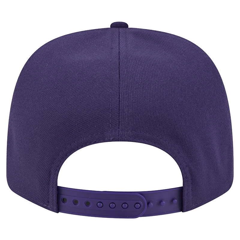 Casquette extensible à boutons-pression New Era violette LSU Tigers Gameday Multi-Rope 9SEVENTY pour homme