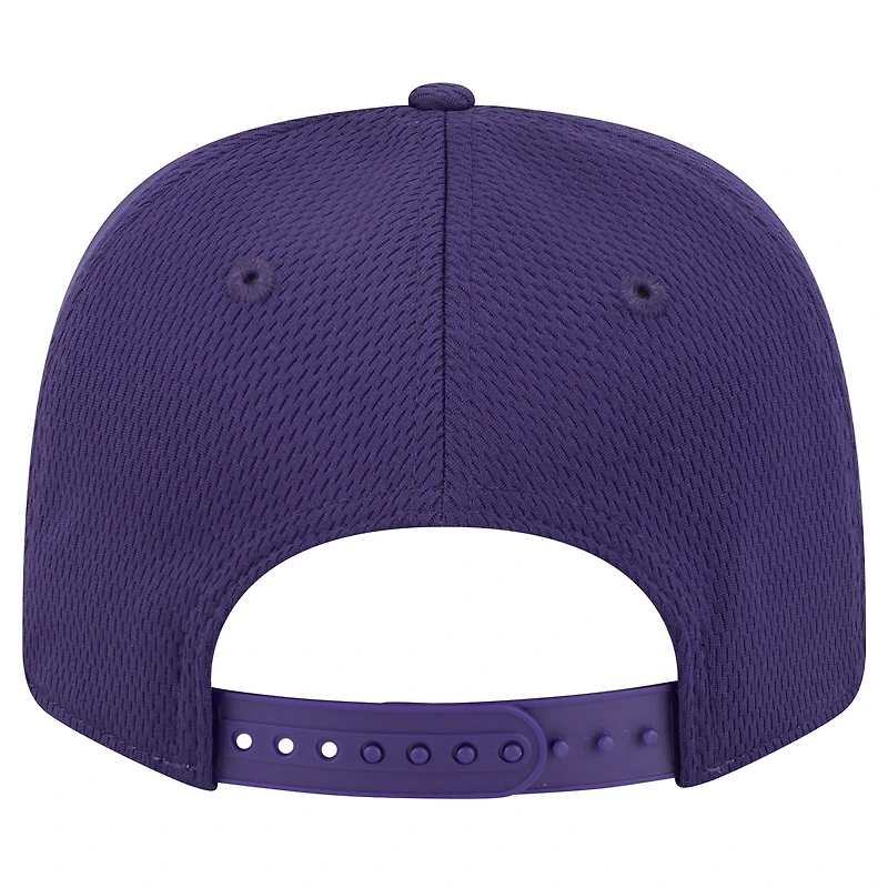 Men's New Era Purple LSU Tigers Patched 9SEVENTY Stretch-Snap Adjustable Hat