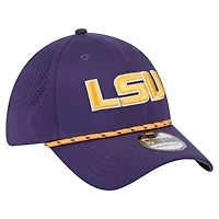 Casquette 39THIRTY Flex violette New Era pour homme, motif LSU Tigers