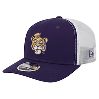 Men's New Era  Purple LSU Tigers Team 9SEVENTY COOLERA Trucker Adjustable Hat