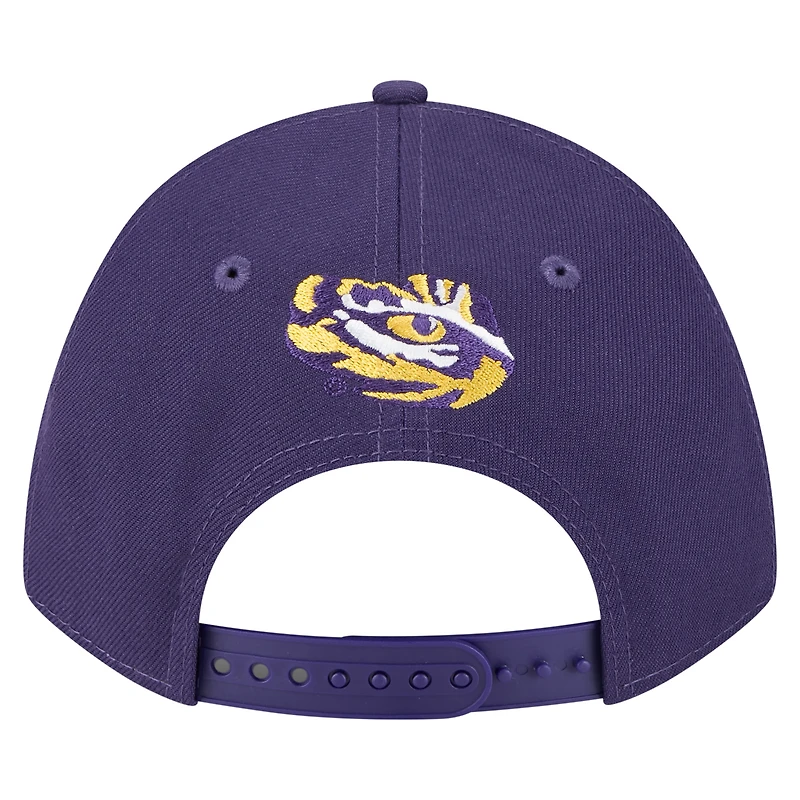 Men's New Era Purple LSU Tigers Team Collective 9FORTY M-Crown Adjustable Hat
