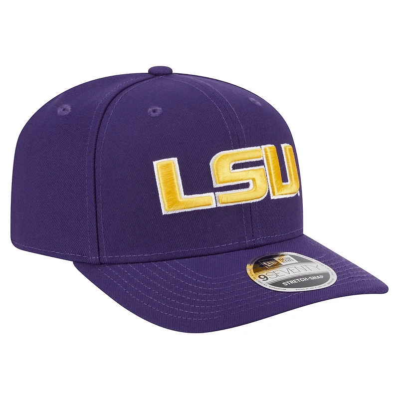 Men's New Era  Purple LSU Tigers Team Collective 9SEVENTY Stretch-Snap Adjustable Hat