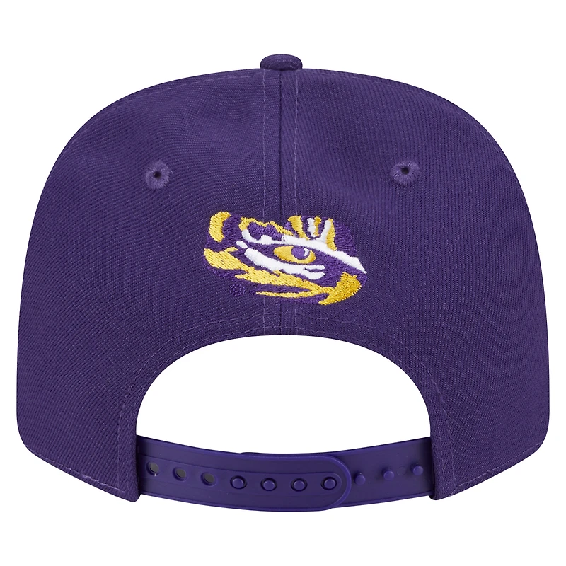 Men's New Era  Purple LSU Tigers Team Collective 9SEVENTY Stretch-Snap Adjustable Hat
