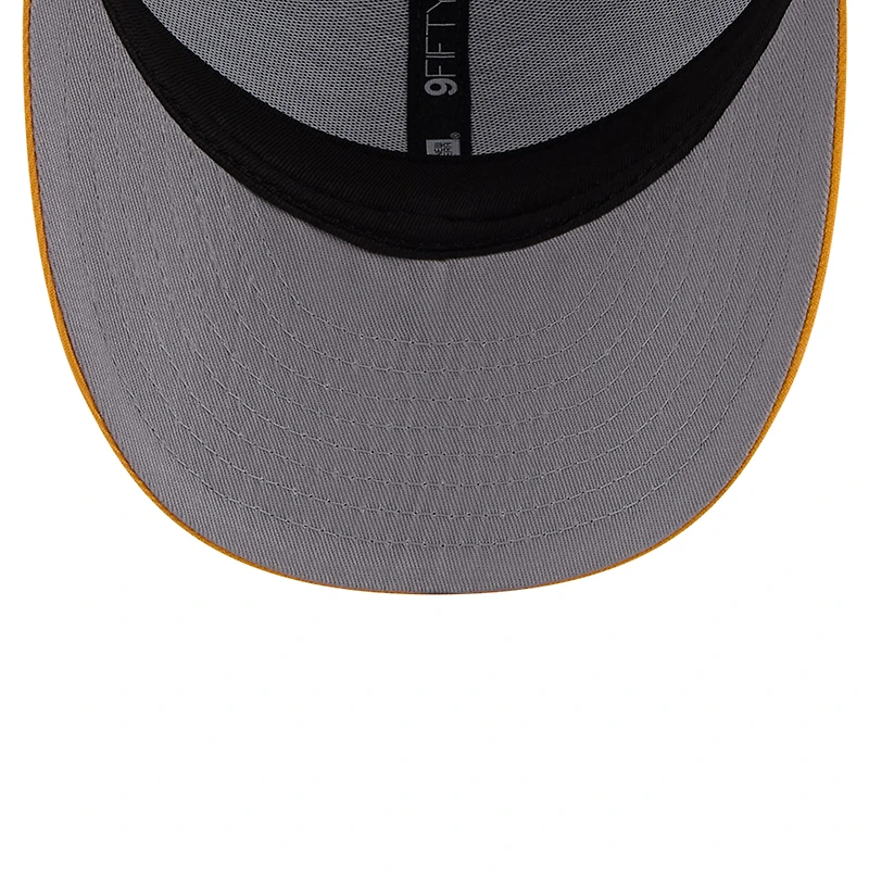 Casquette de camionneur Snapback 9FIFTY Purple LSU Tigers Throwback Circle Patch New Era pour hommes