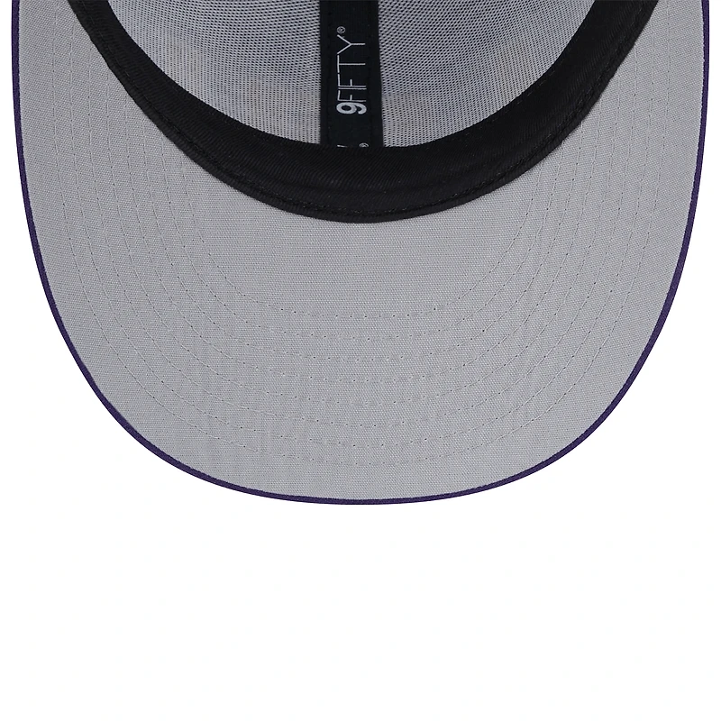 Men's New Era Purple LSU Tigers Trucker 9FIFTY Snapback Hat