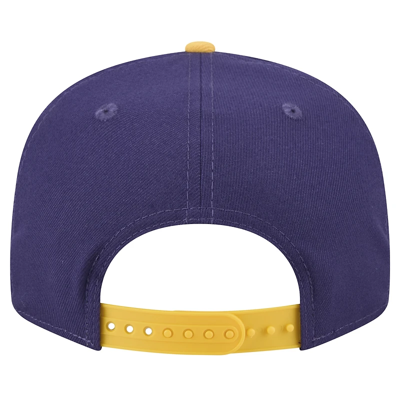 Casquette Snapback bicolore violette LSU Tigers 9FIFTY de New Era pour homme