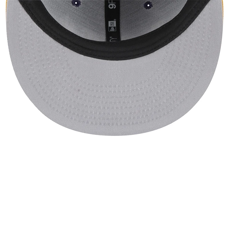 Casquette Snapback bicolore violette LSU Tigers 9FIFTY de New Era pour homme