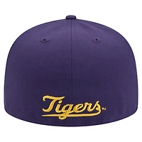 Casquette ajustée violette New Era LSU Tigers Vault 59FIFTY pour homme