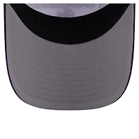 Men's New Era White/Purple LSU Tigers Arch Two-Tone Rope 9FORTY A-Frame M-Crown Adjustable Hat