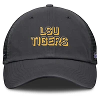 Men's Nike Anthracite LSU Tigers 2025 Gameday On-Field Club Adjustable Trucker Hat