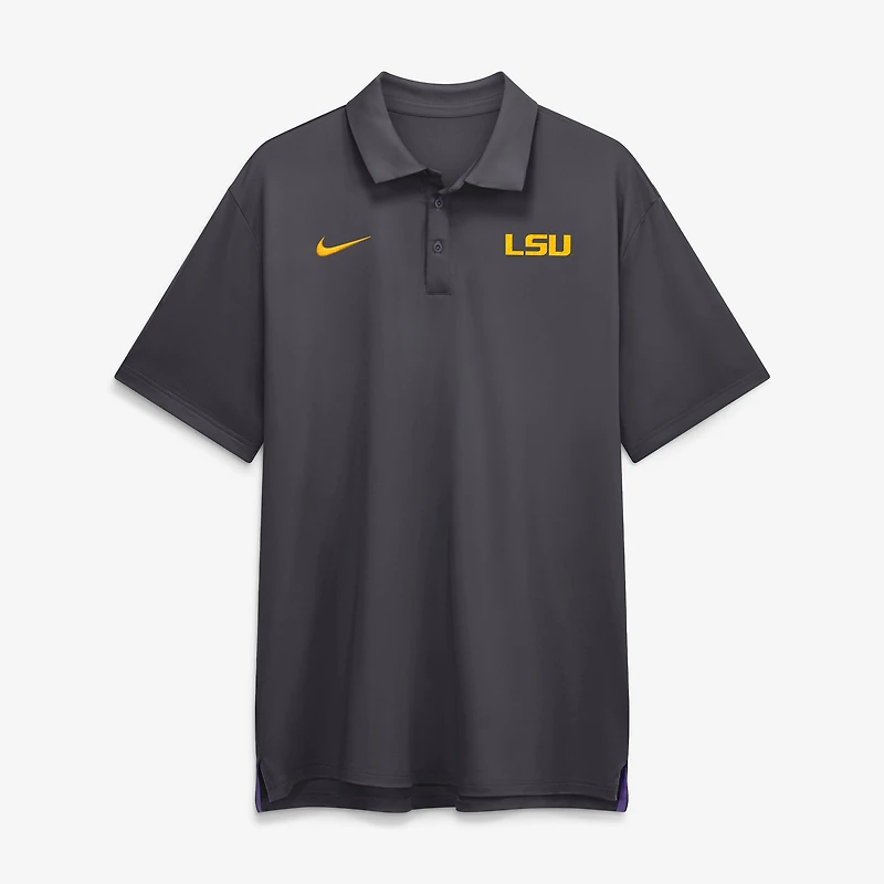 Men's Nike Purple LSU Tigers 2026 Sideline Tour Dri-FIT Polo