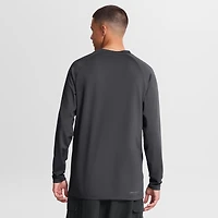 Men's Nike Anthracite LSU Tigers Dugout Dri-FIT Lightweight Crew Pullover