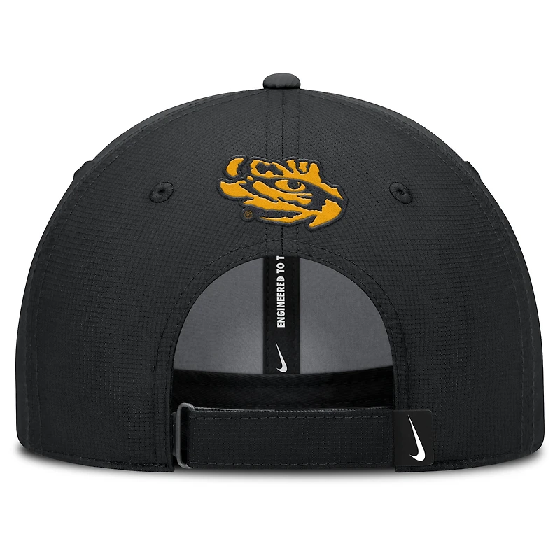 Men's Nike Black LSU Tigers Club Prep Performance Adjustable Hat