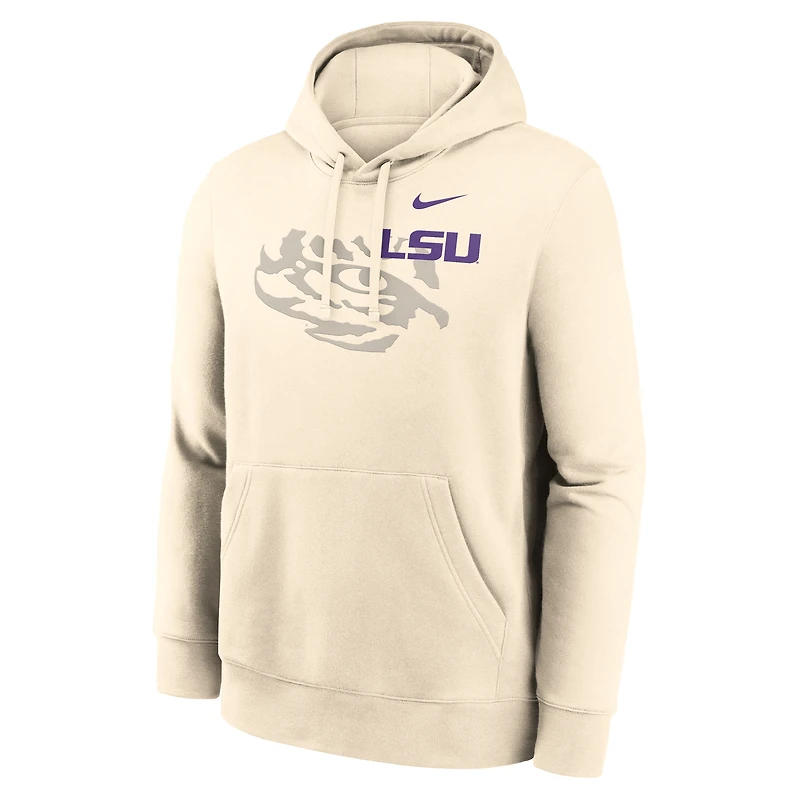 Men's Nike Cream LSU Tigers Campus Shadow Hoodie