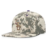 Casquette ajustée Nike Digital Camo LSU Tigers 2025 Dugout True Performance pour homme