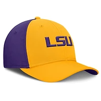 Men's Nike Gold/Purple LSU Tigers 2025 Sideline Rise Local Performance Flex Hat