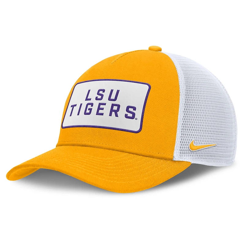 Casquette ajustable Nike LSU Tigers 2025 On-Field Rise Patch pour homme